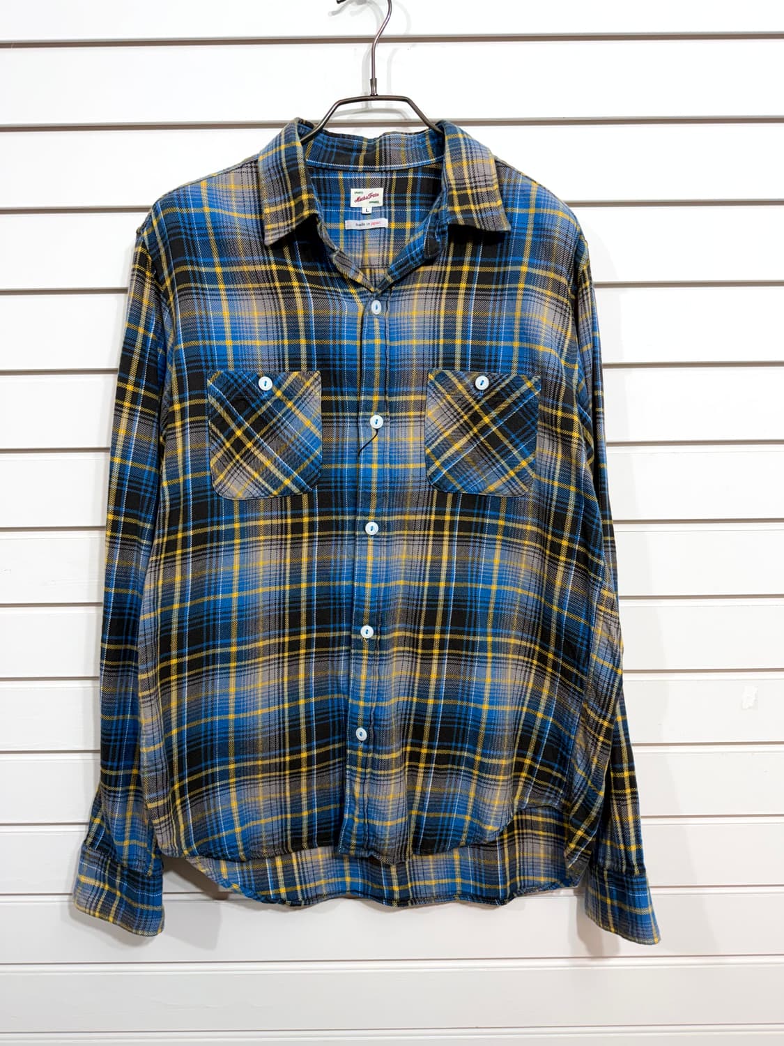 macba Jros 체크 셔츠 (Made In Japan) 상품이미지1