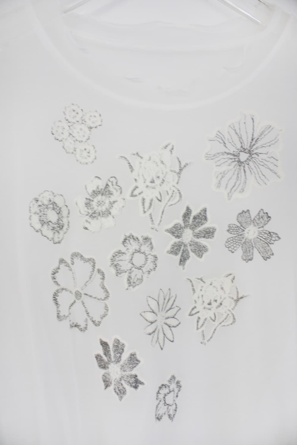 sheer mesh floral top 상품이미지3