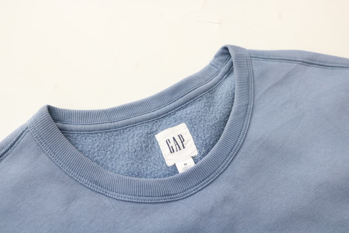 GAP 갭 빈티지 빅로고 아플리케 스카이블루 맨투맨 (M) 상품이미지5