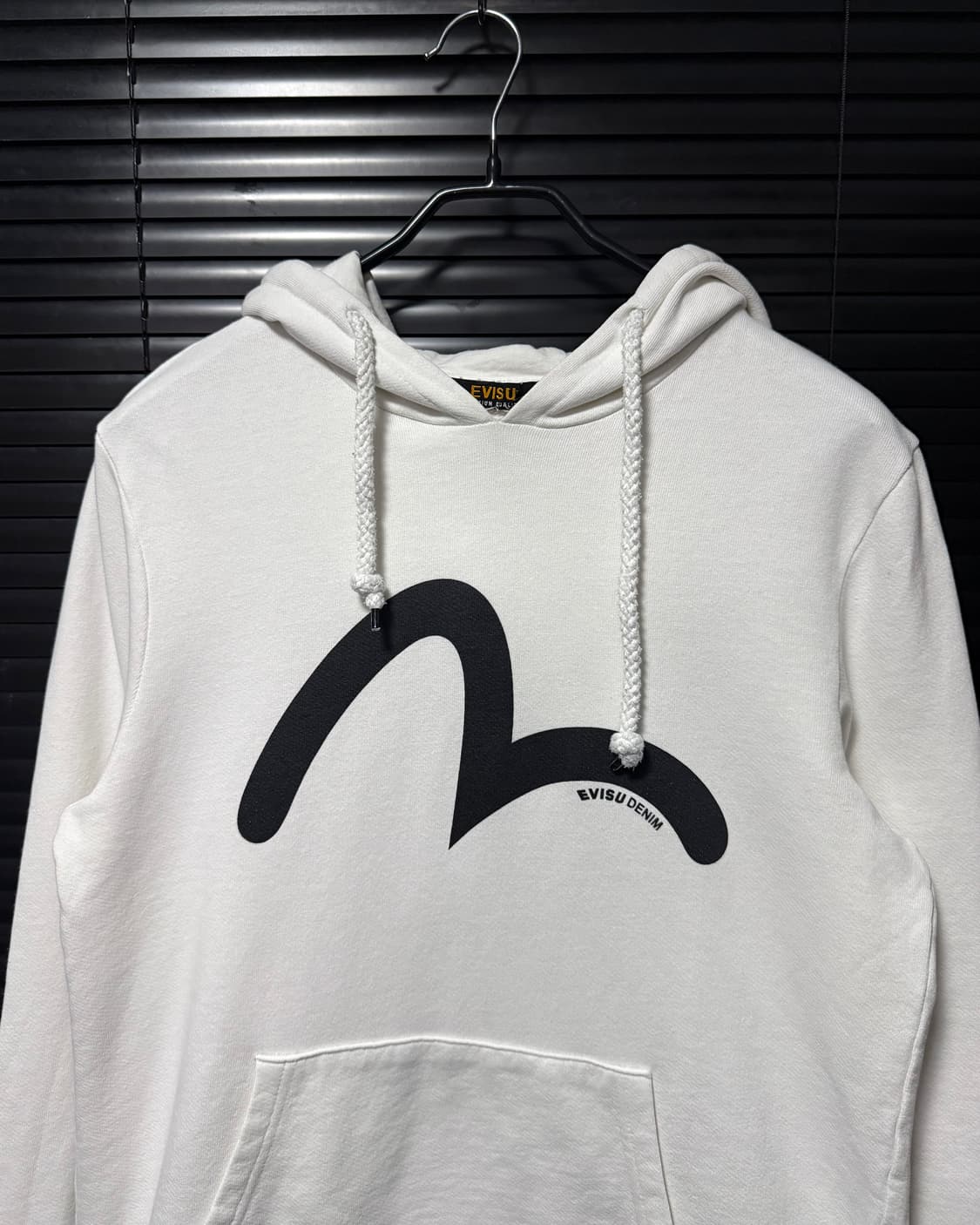 애비수 화이트 흰색 스웻 후드 후디 티셔츠 95 M 빈티지 y2k 스트릿 상품이미지3