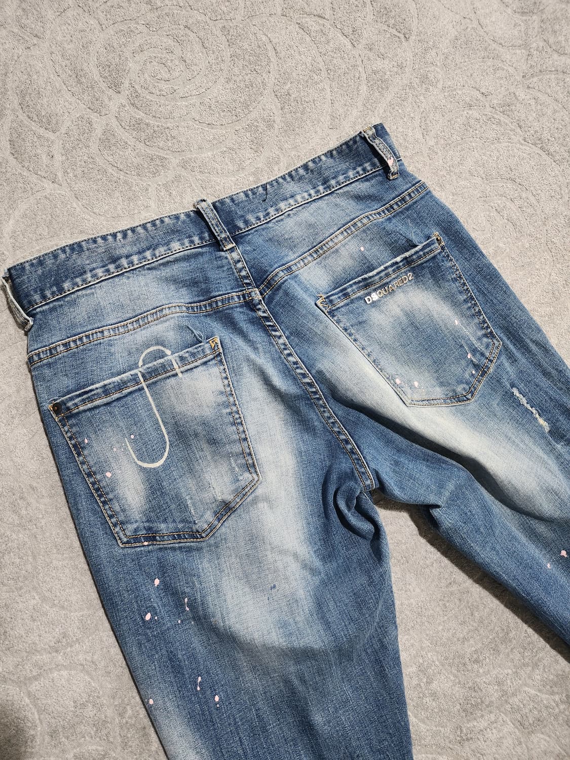 디스퀘어드2(DSQUARED2) 페인팅 워싱 데님 상품이미지5