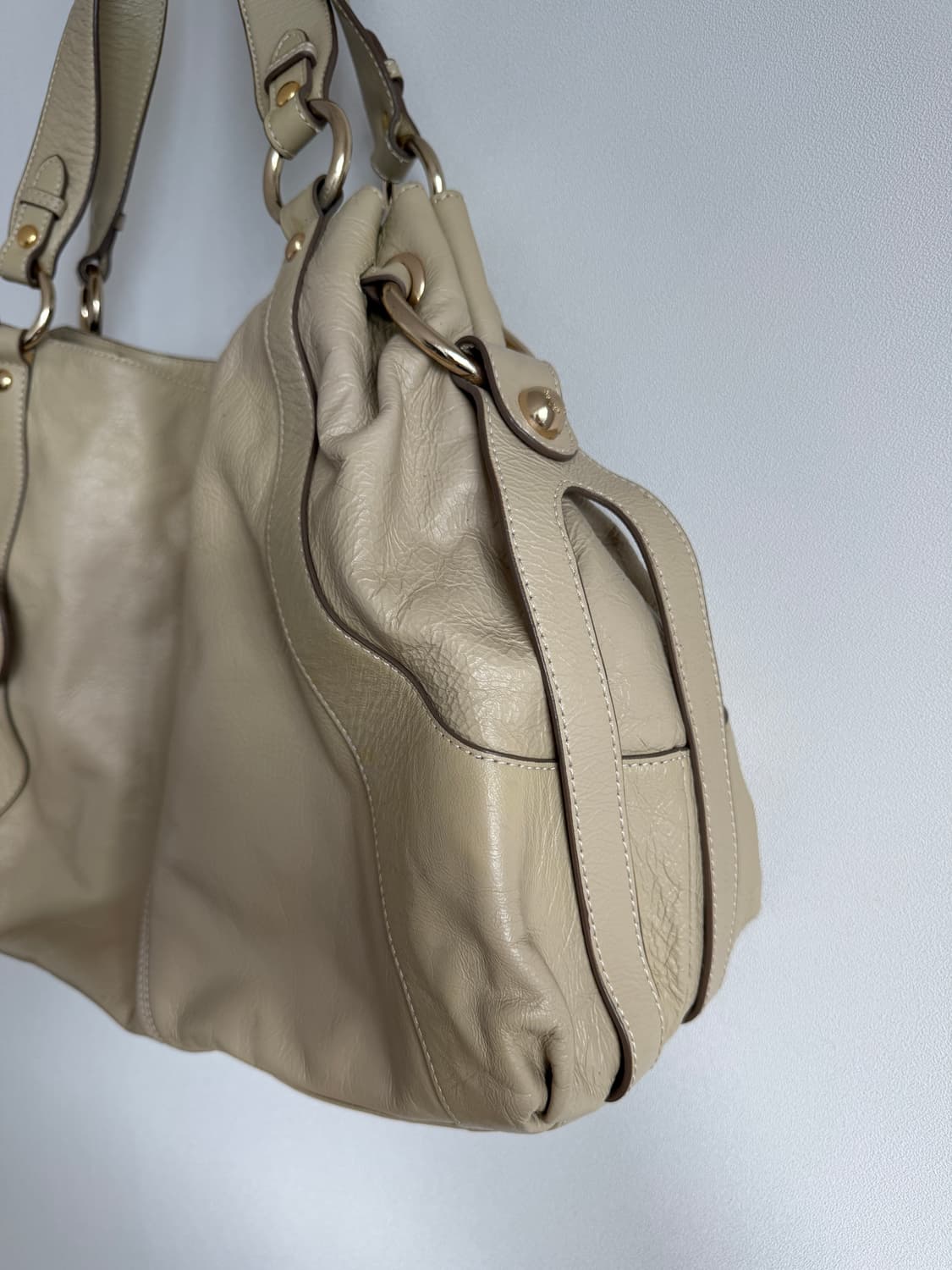 앤클라인(ANNE KLEIN) 레더 숄더백(큰 사이즈) 상품이미지4