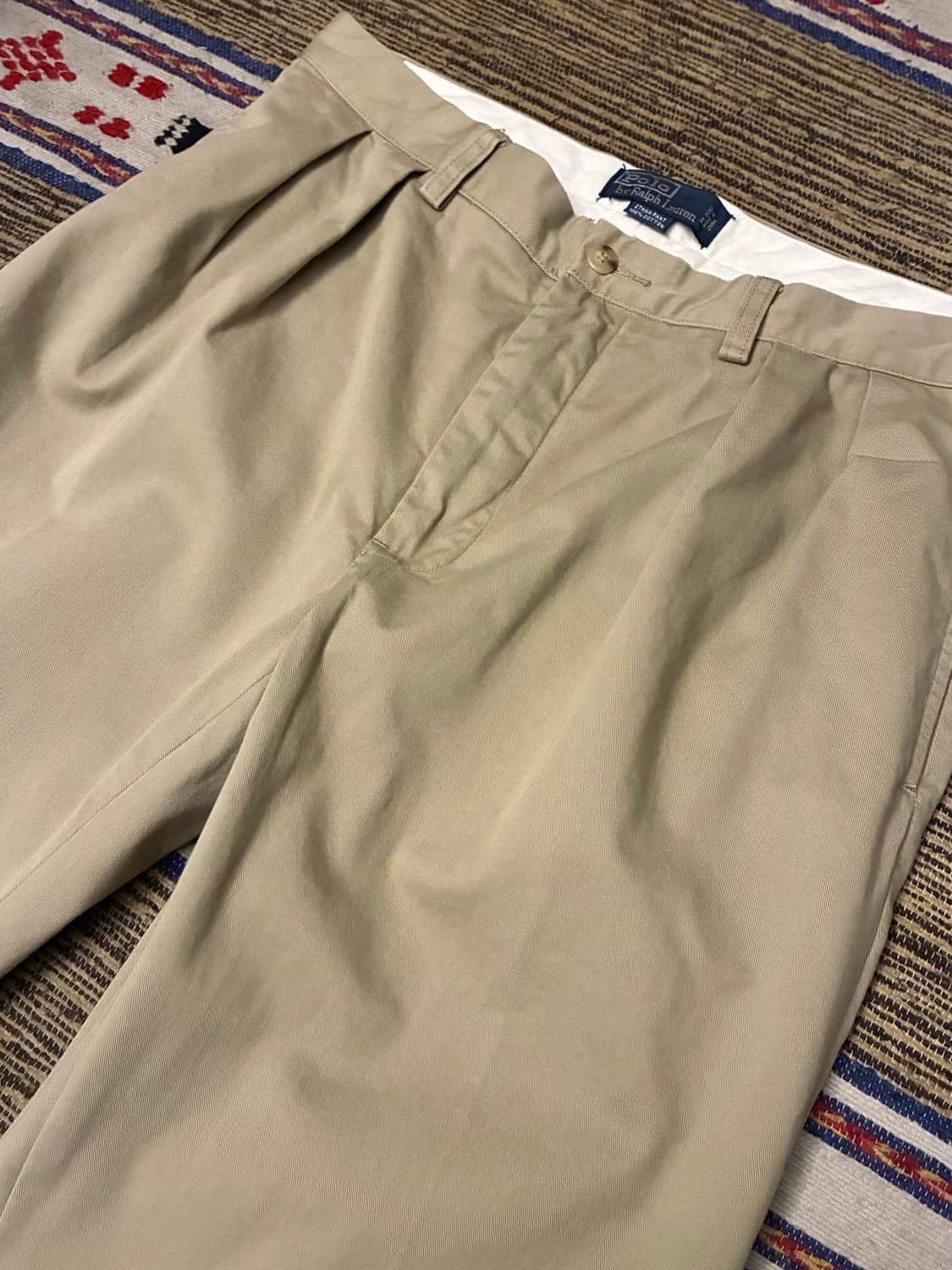 (33)POLO RL 폴로랄프로렌 에단 코튼 클래식 투턱 치노팬츠 면바지 상품이미지2