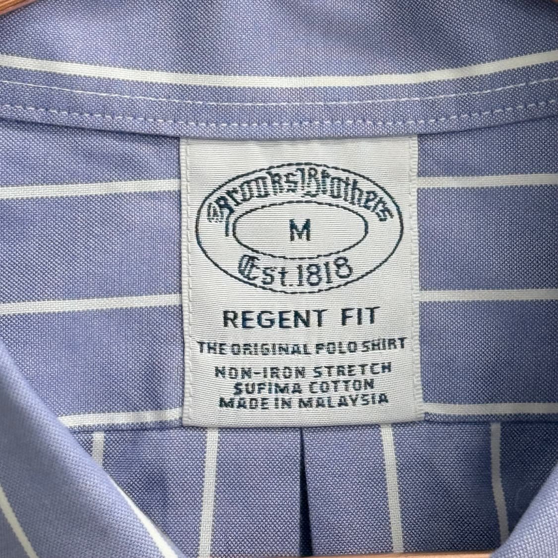 브룩스브라더스 리젠트핏 스트라이프 셔츠 (M) 상품이미지2