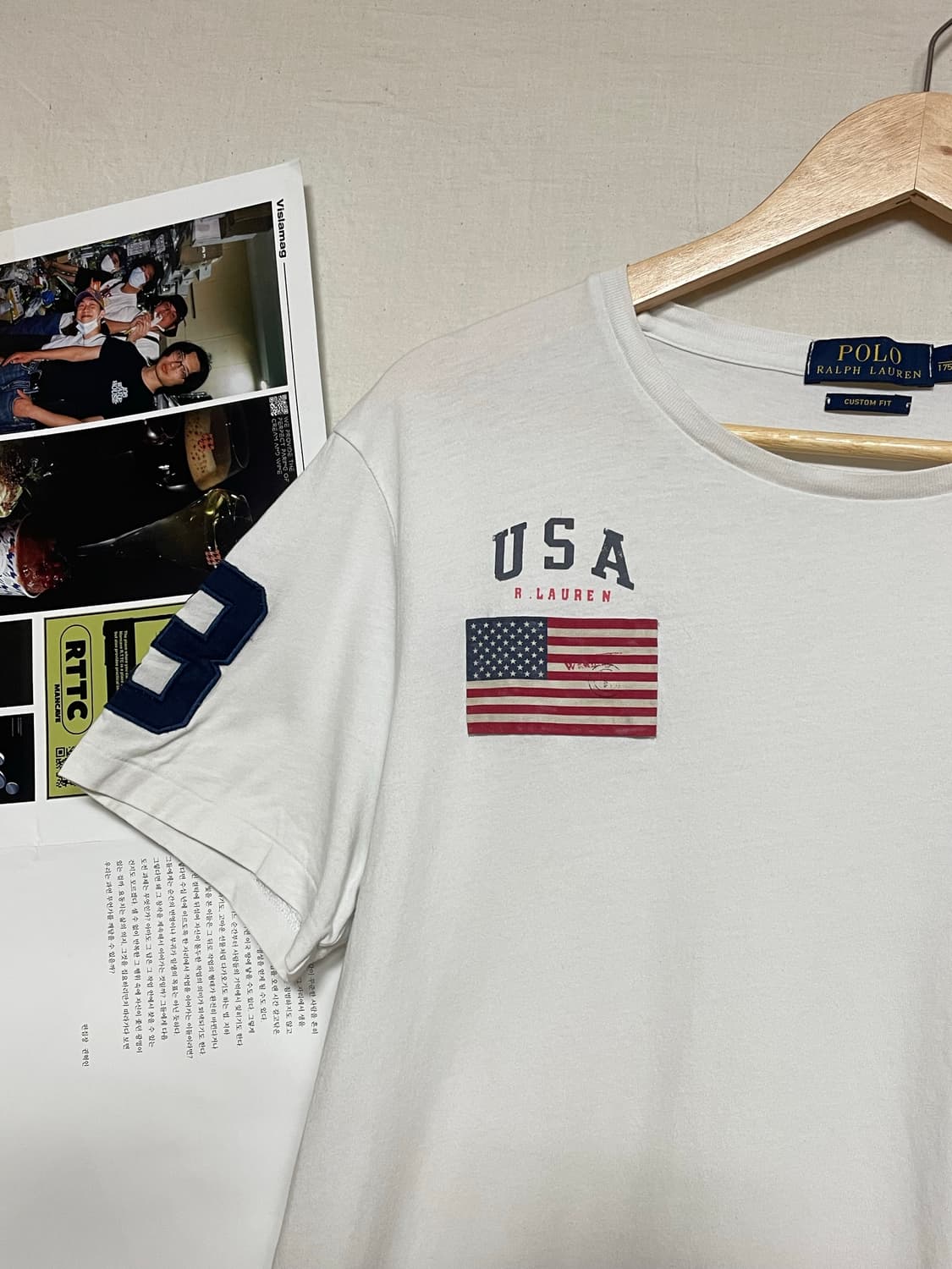 폴로 성조기 반팔 티셔츠 상품이미지2