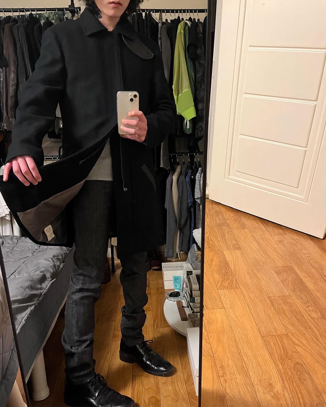 armani exchange hi-neck coat 상품이미지3