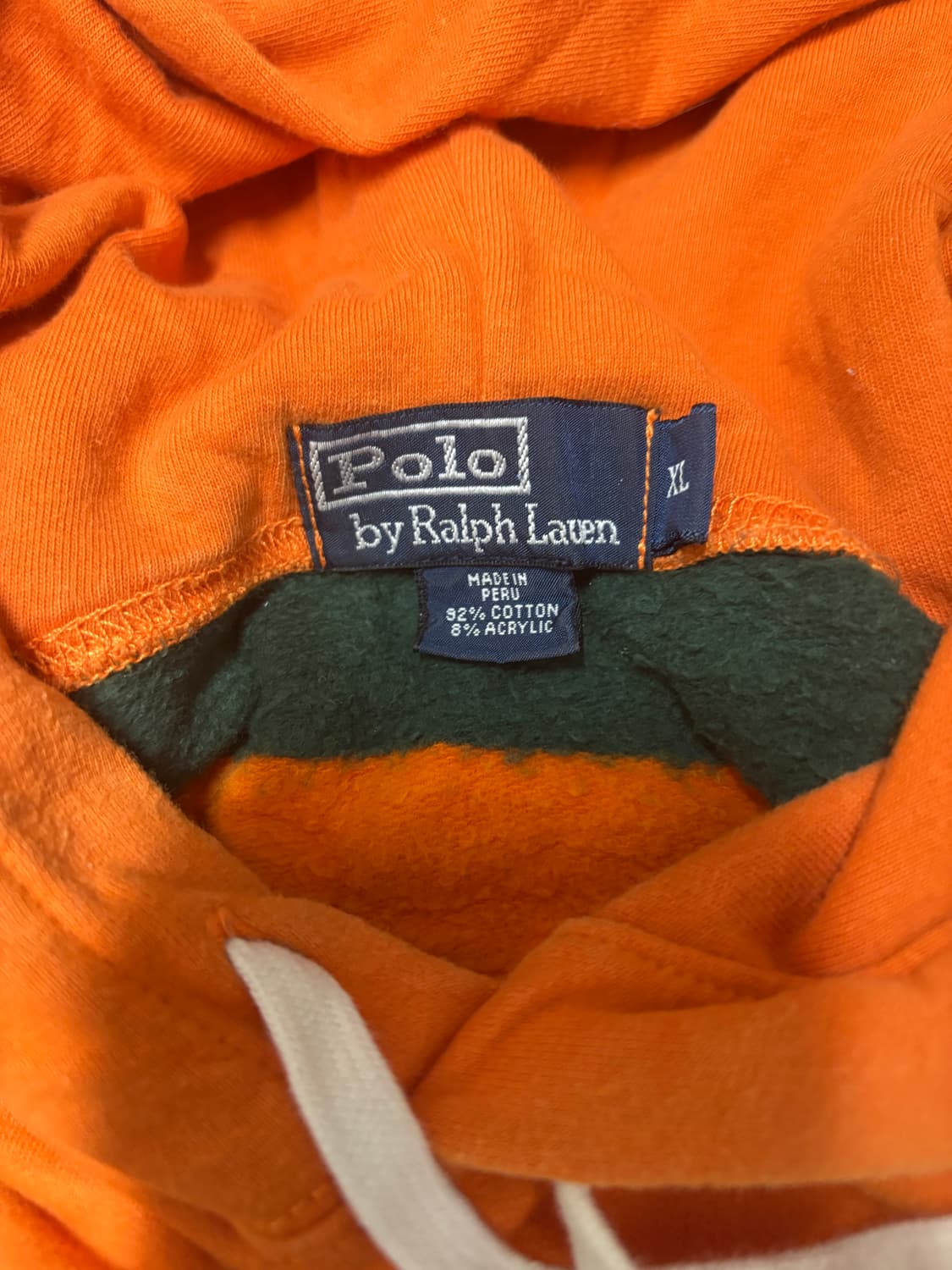 랄프로렌 스트라이프 후디 XL 상품이미지4