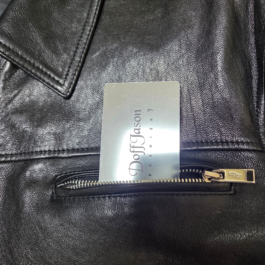 [XL]도프제이슨 프리미엄 램스킨 베지터블 싱글자켓 초판(람포지퍼버전) 상품이미지4