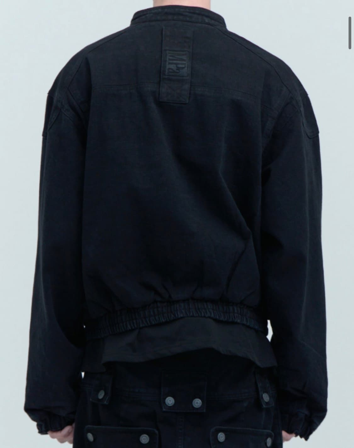 [M] 플라스틱 프로덕트 매니저자켓 블랙 상품이미지3