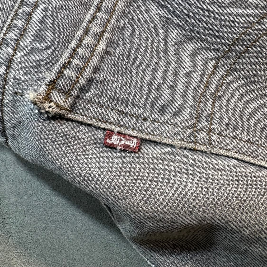 [31X32] LEVIs 리바이스 흑청 데님 팬츠 상품이미지2