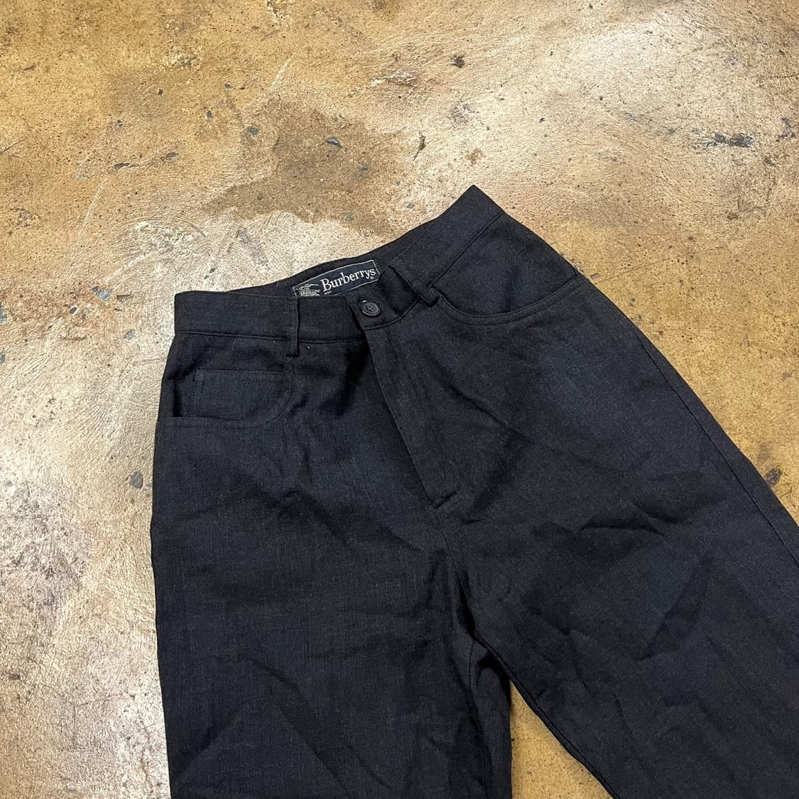 [정품] 버버리 블랙 바지 팬츠 b10 상품이미지1