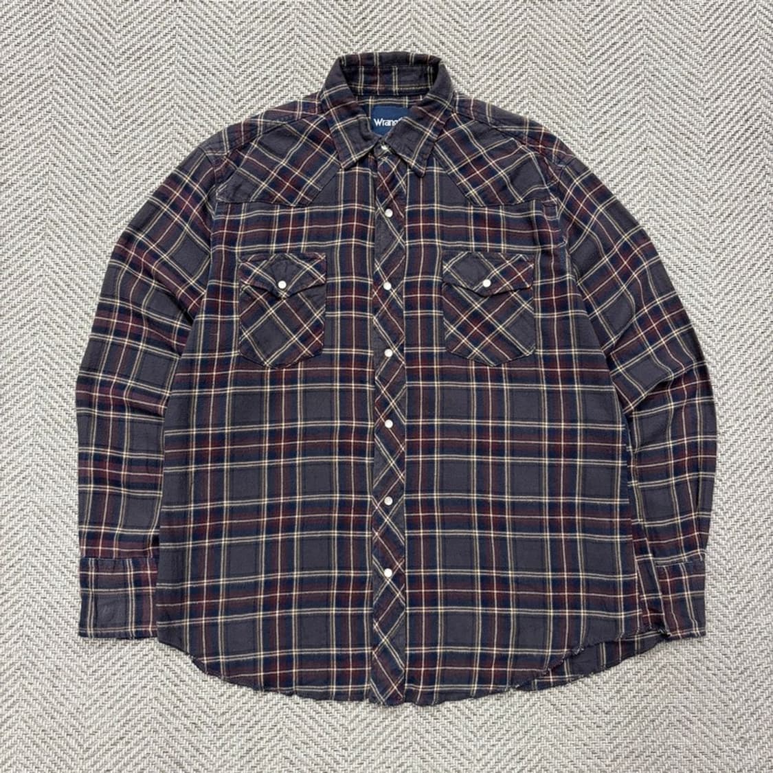 랭글러 웨스턴 체크셔츠 v2483 상품이미지1