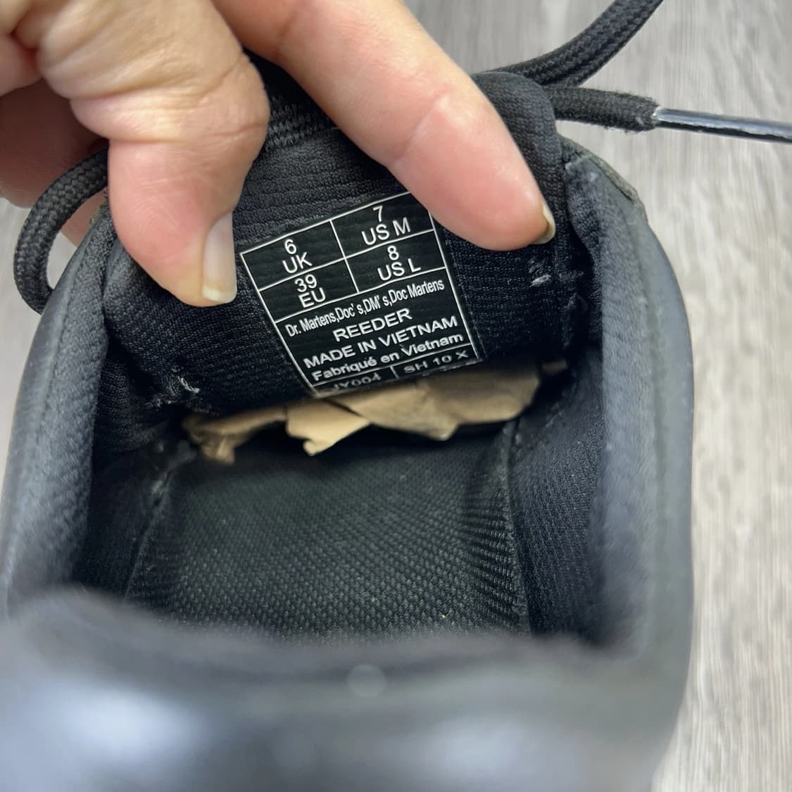 닥터마틴 리더 와이오밍 레더 유틸리티 슈즈 블랙 상품이미지8