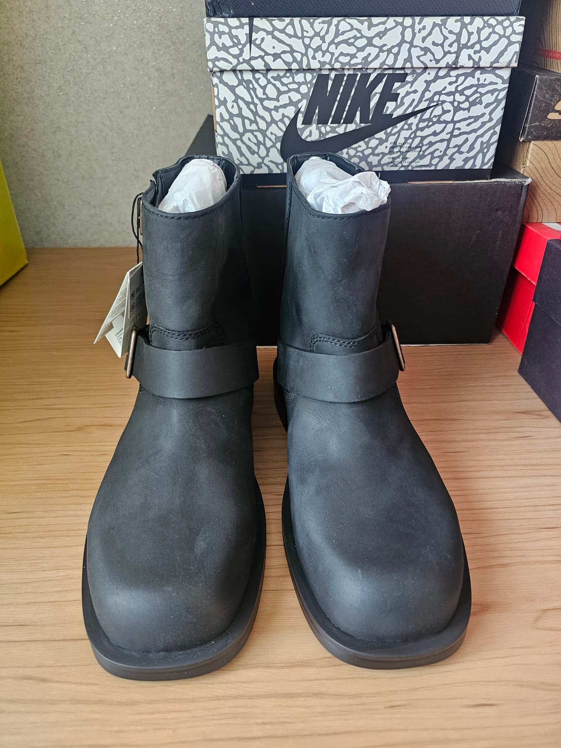 새상품 자라 버클 레더 부츠 상품이미지3