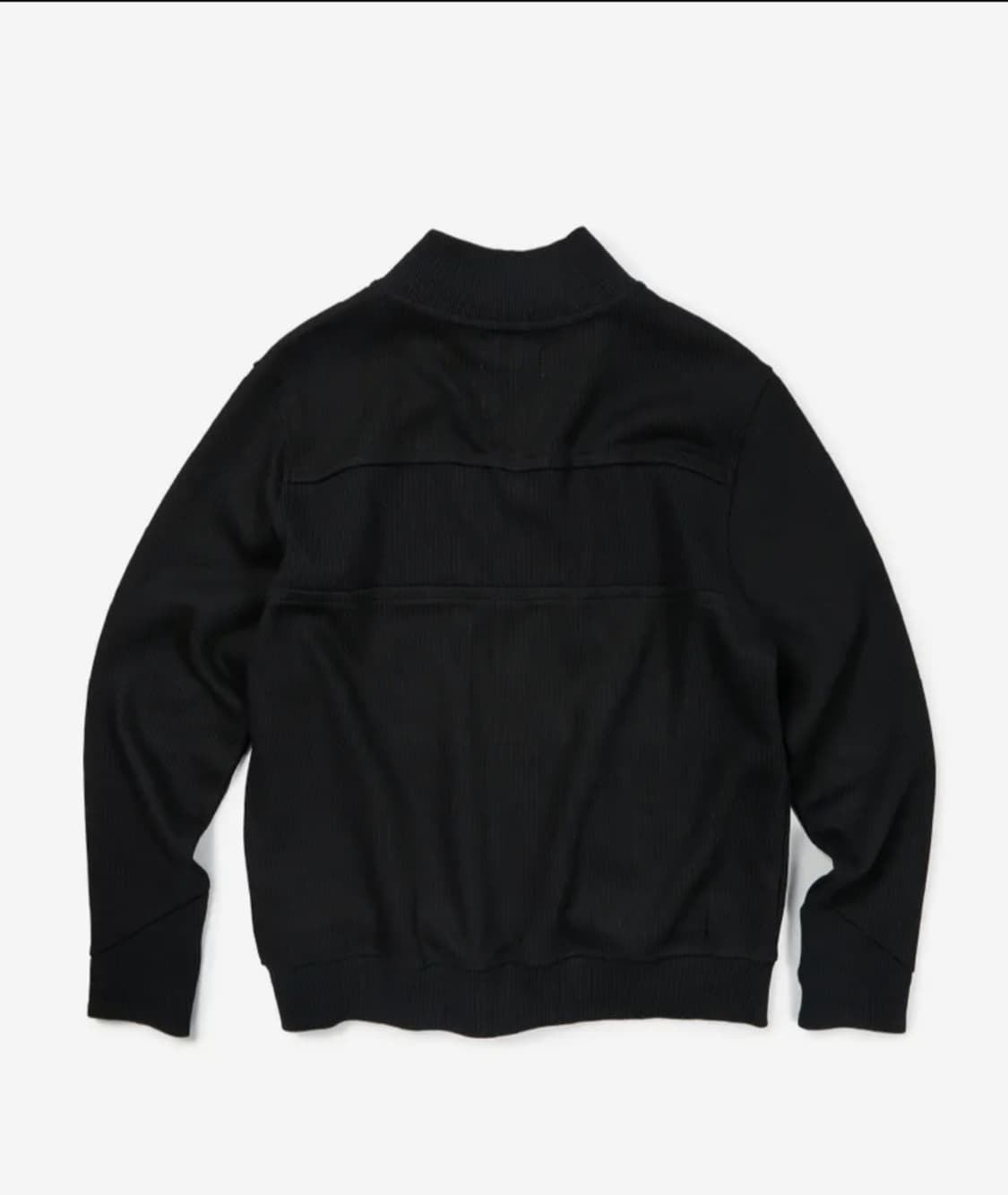 Etce PANNEL KNIT ZIP UP (BLACK) 상품이미지2