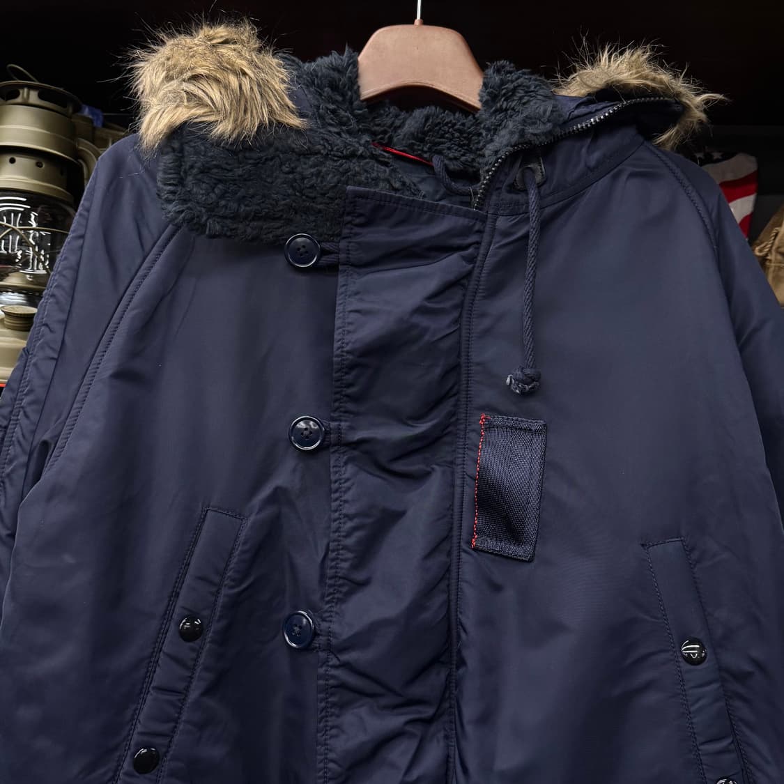 폴로 진스 컴퍼니 by 랄프로렌 퍼 후드 N3B 복각 야상 파카 N133 상품이미지3