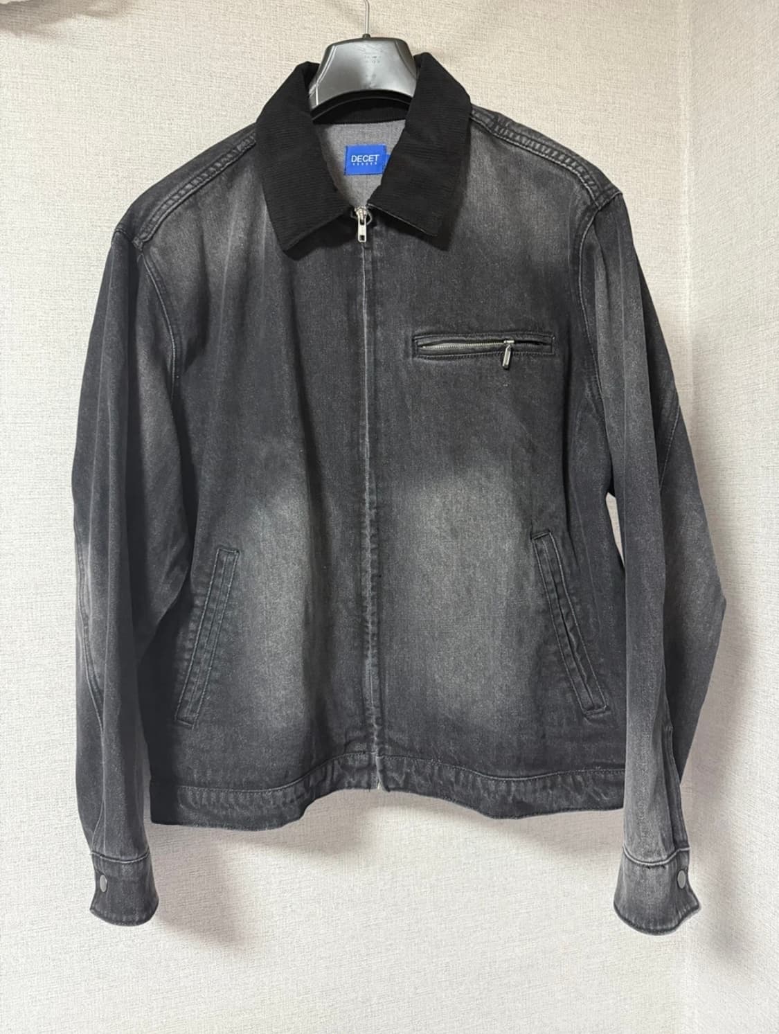 데케트 데님 워크 자켓 블랙 L 상품이미지2