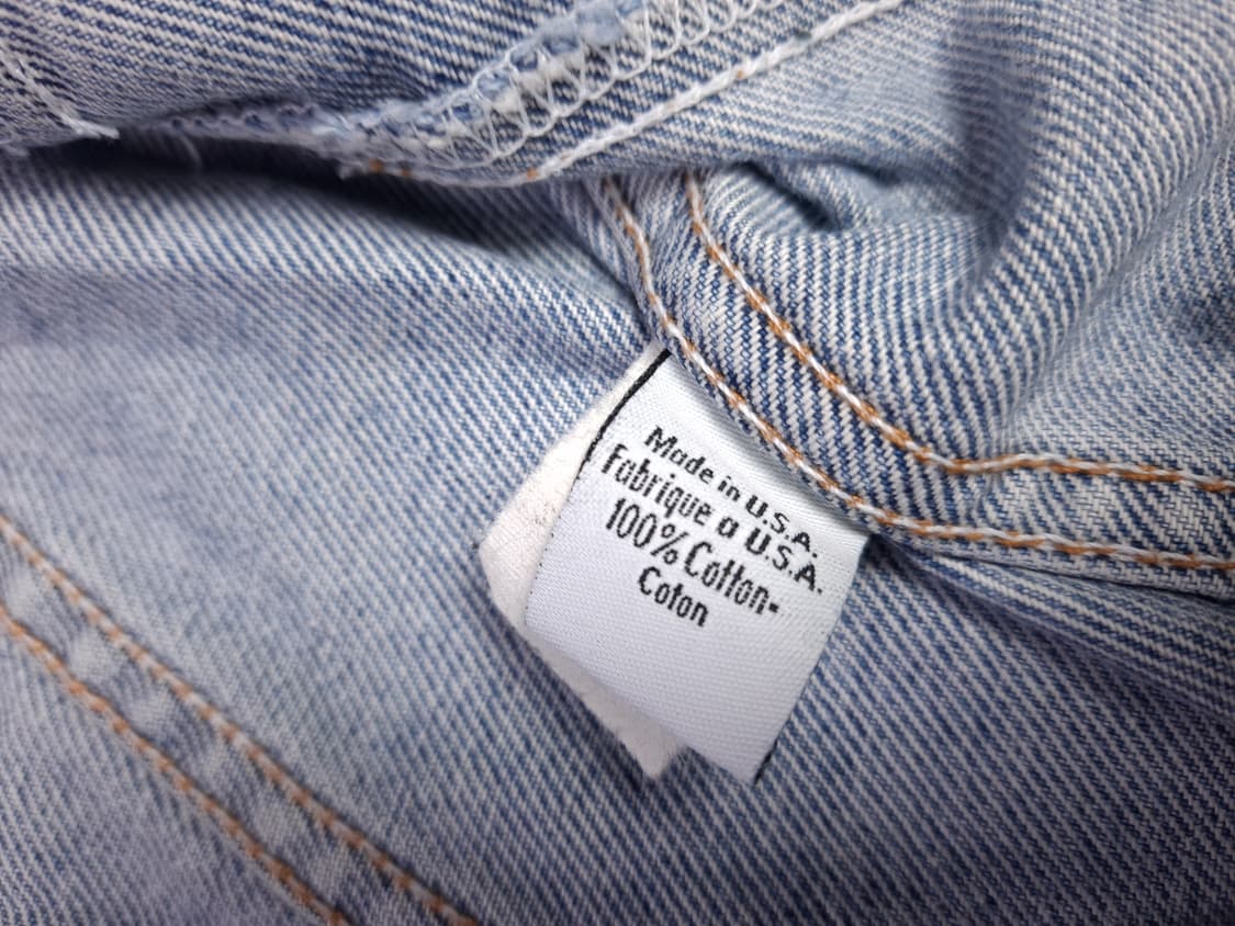오리지날 80's 미국제조 CK 캘빈클라인 데님 트러커자켓 상품이미지4