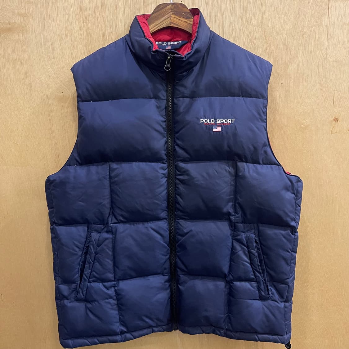 90's POLO SPORT 다운 베스트 상품이미지1