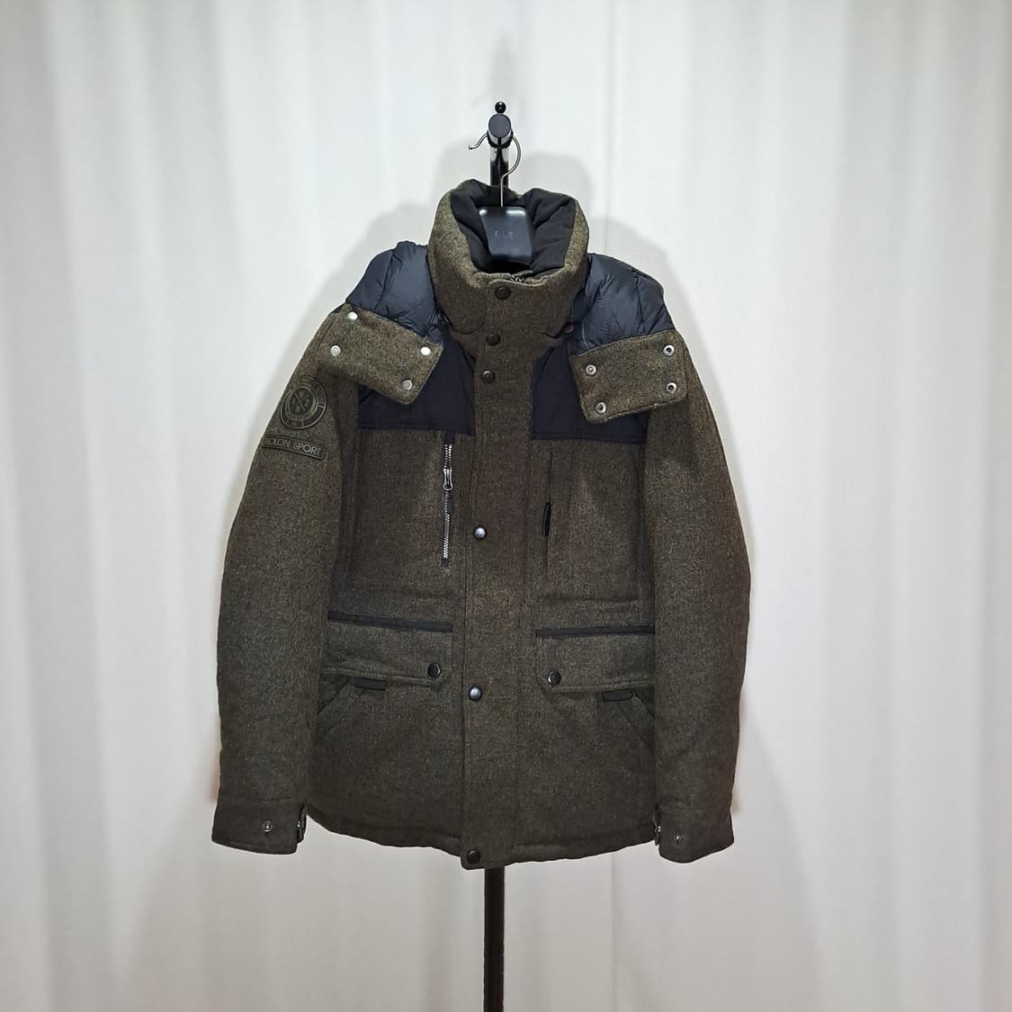 (택포) 코오롱 울100% 구스 자켓 100 B117 상품이미지1