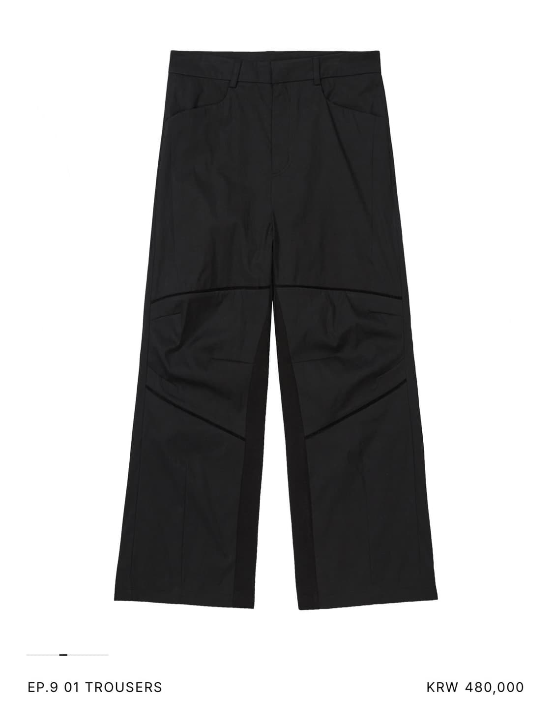 엑슬림 EP.9 01 TROUSERS / M / BK 상품이미지1