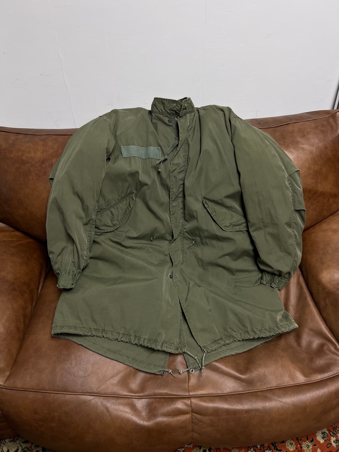 M65 OG 오리지날 피쉬테일 개파카 내외피 스몰 레귤러 상품이미지2