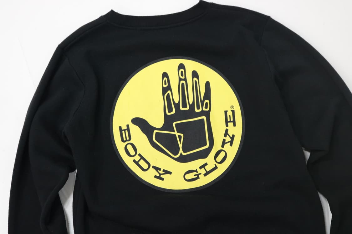 Body Glove 바디글로브 빅로고 블랙 빈티지 맨투맨 (M) 상품이미지3