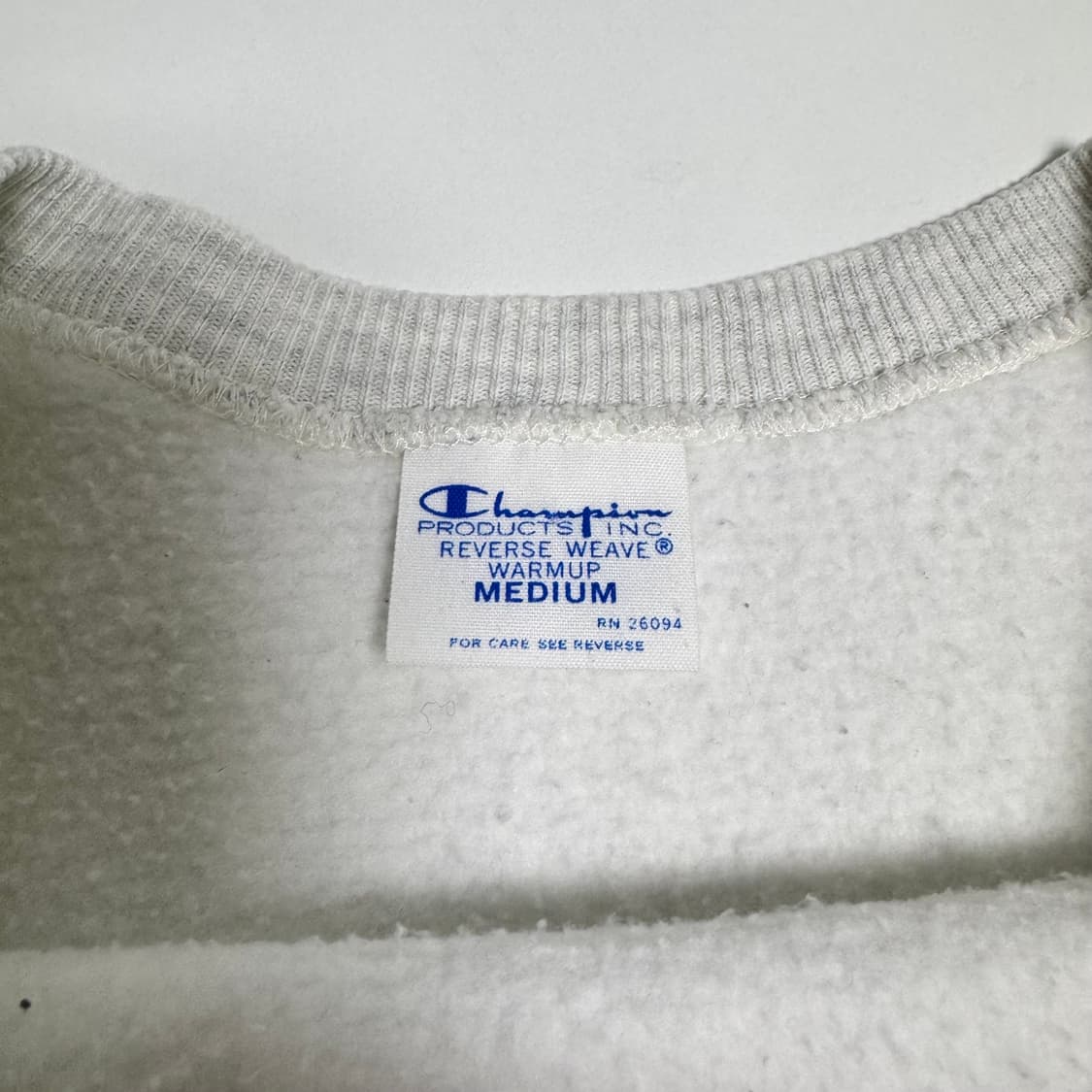 챔피온 리버스위브 블루택 프린팅 스웻셔츠 M 상품이미지3