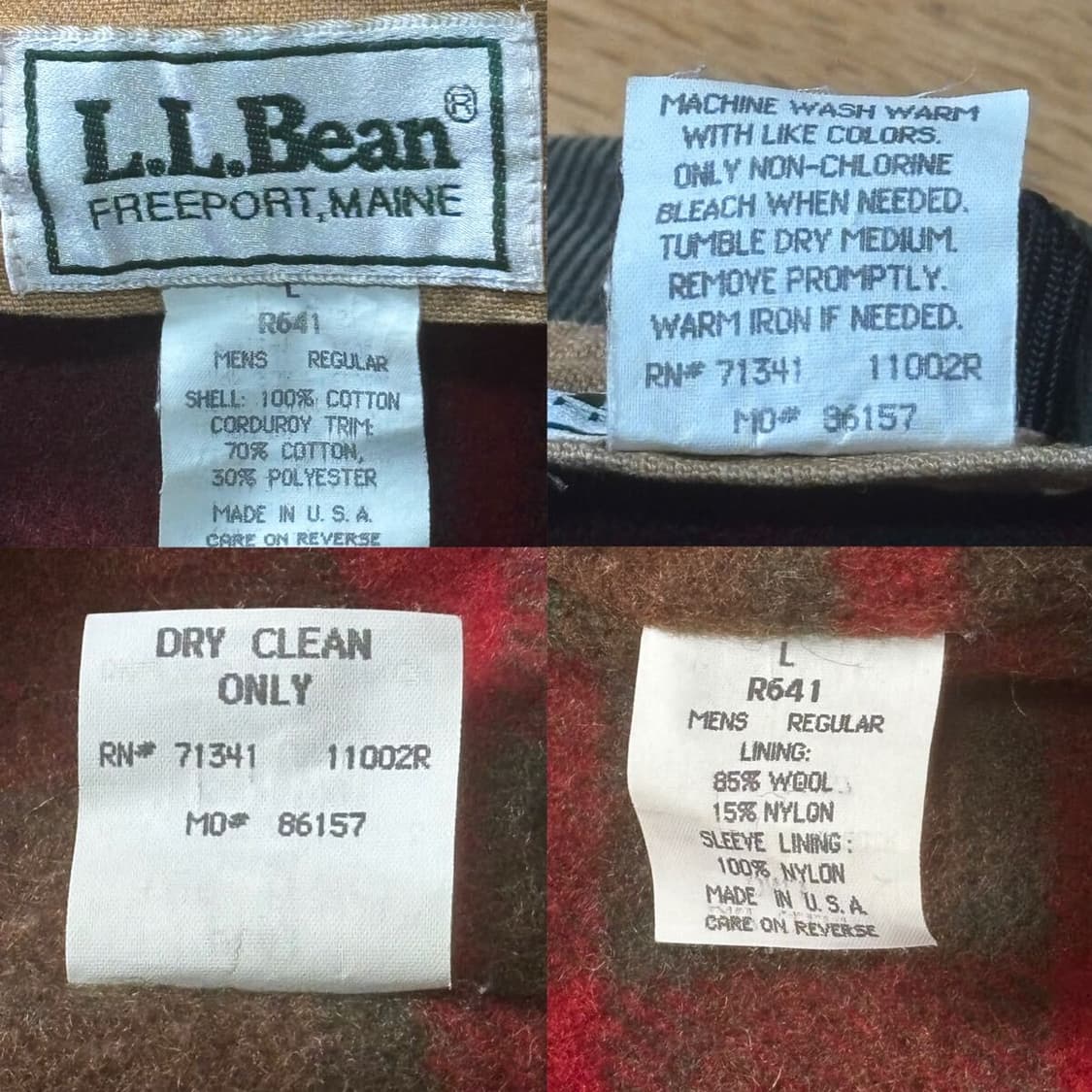 80s L.L.Bean 엘엘빈 헌팅자켓 Made in USA 상품이미지8