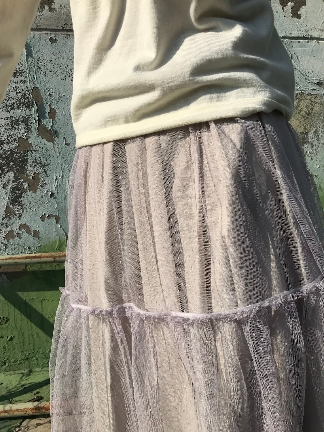 연보라 쉬머 레이어드 원피스  상품이미지2