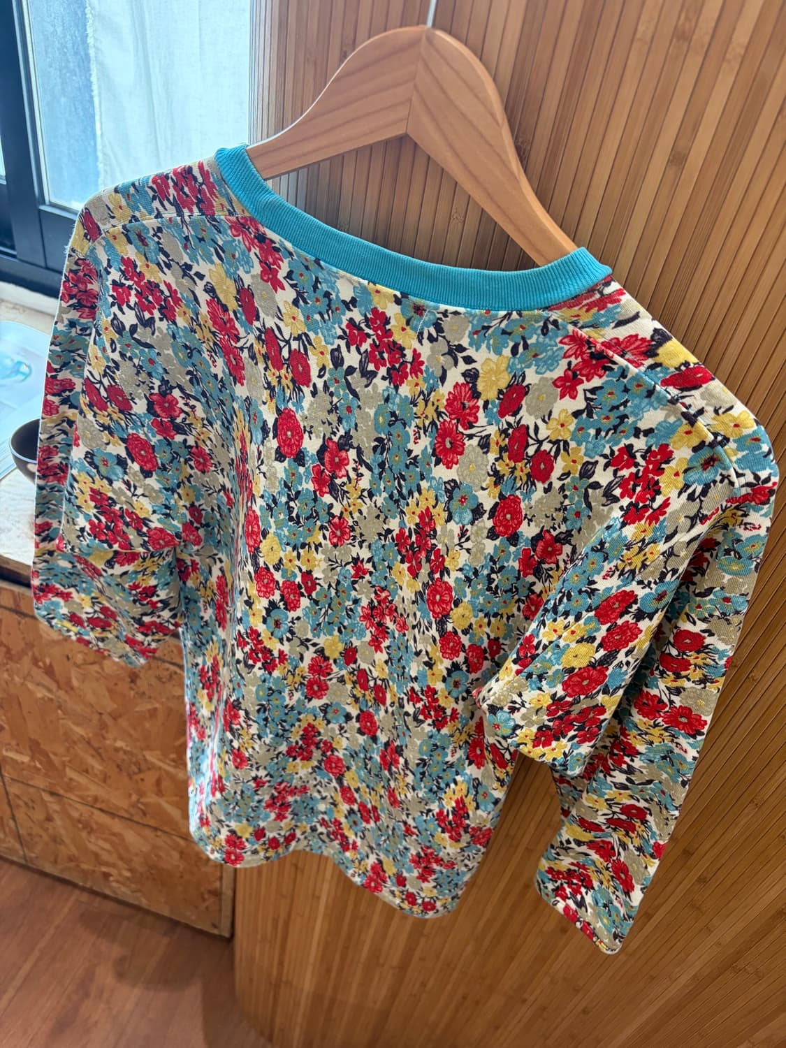 70s SEARS Fashion Flower T-shirt 상품이미지7