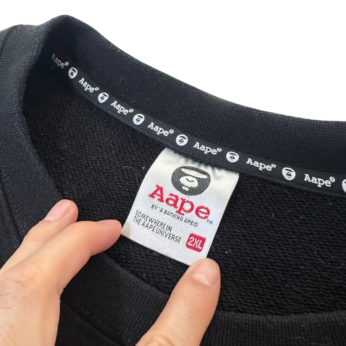 에이프 고릴라 블랙 맨투맨 상품이미지4