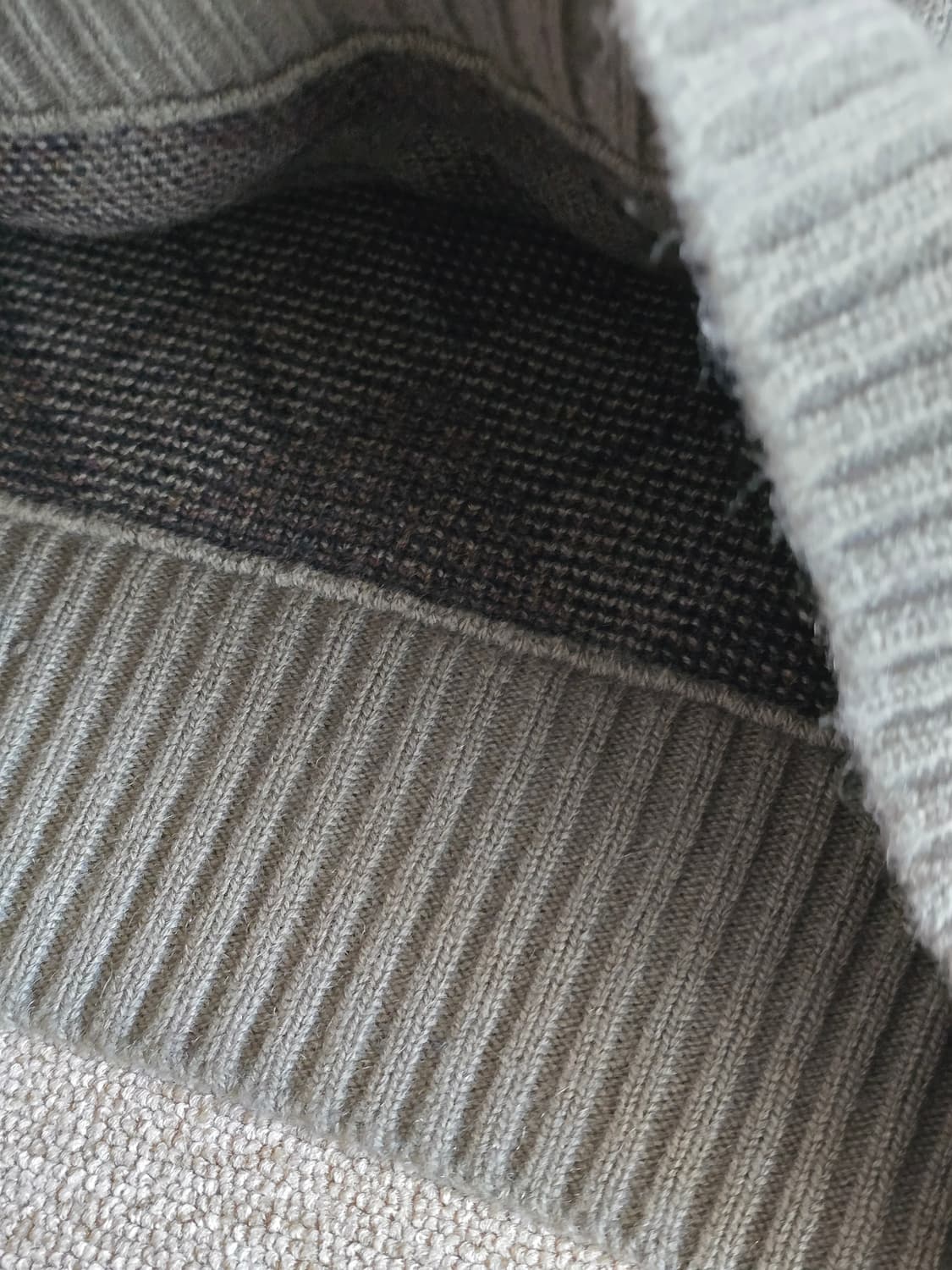 부처프로덕츠 아가일니트 신상 44 ATLAST 타임원클로딩 엣라코 새제품 상품이미지4