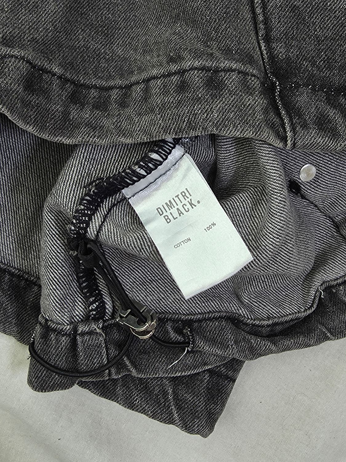 디미트리블랙 워싱 데님 후드 집업 자켓 상품이미지8