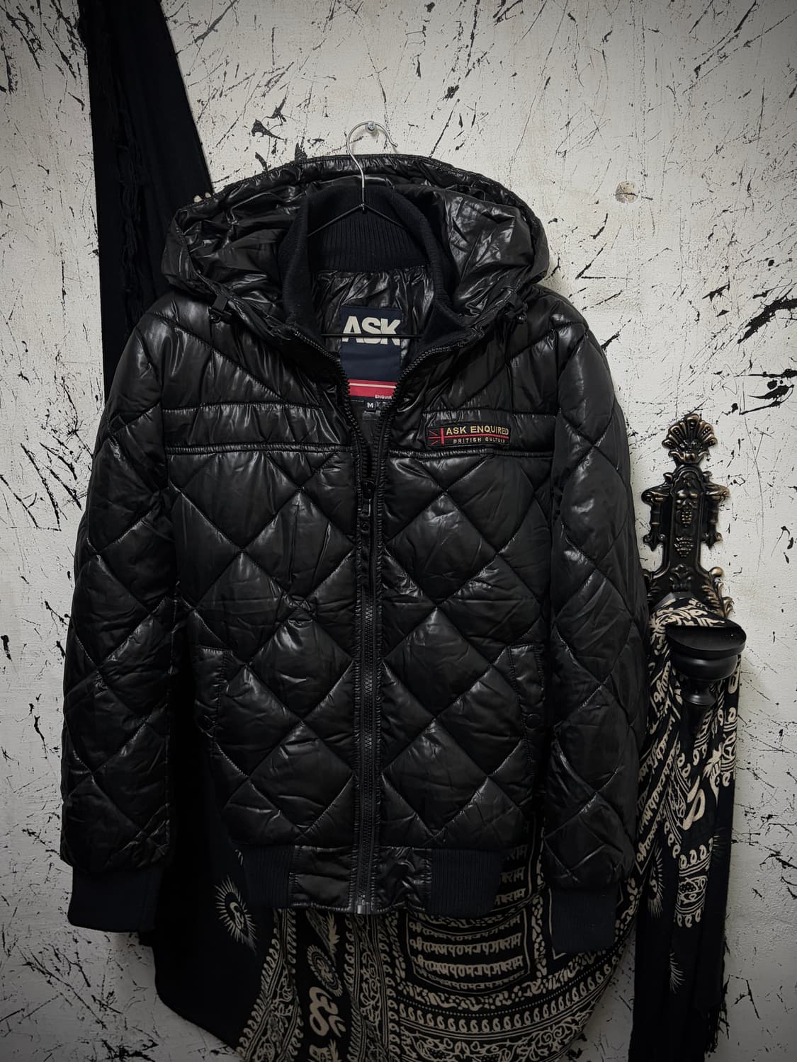 Ask Black Padded Coat 상품이미지1