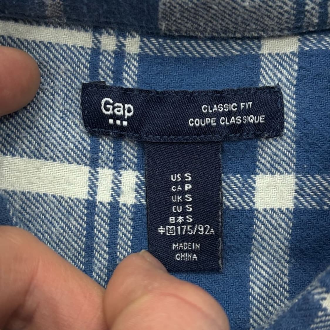 갭 체크 셔츠 v2676 상품이미지5