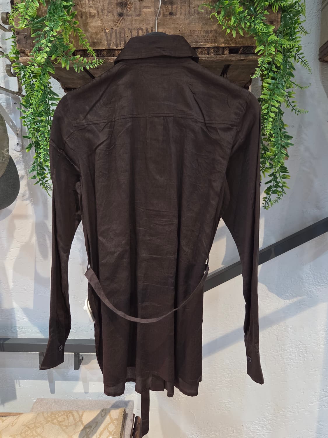 BURBERRY 버버리 초코브라운 긴팔셔츠 상품이미지8