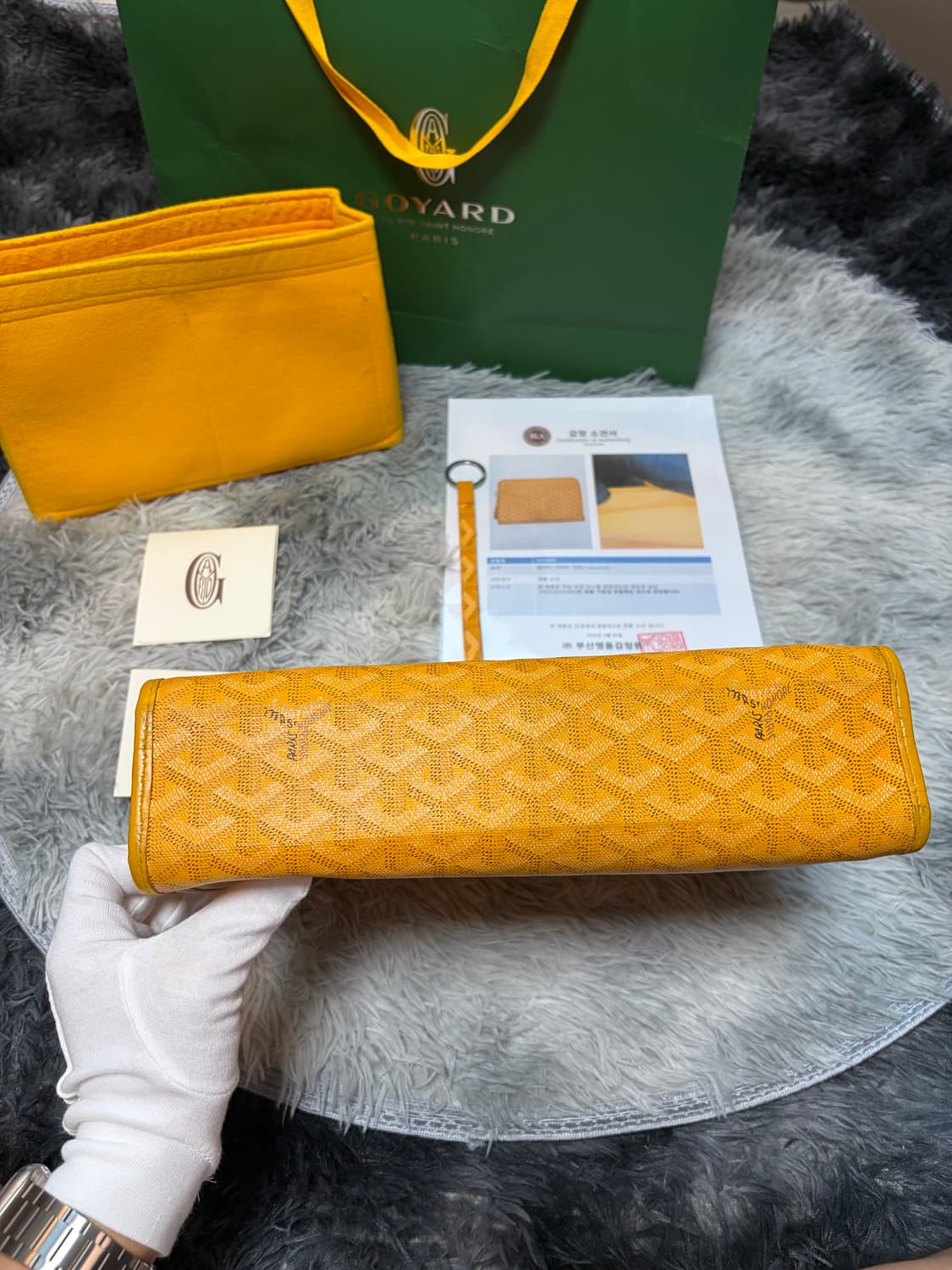 고야드 쥬방스 토일렛백 MM 옐로우 상품이미지4