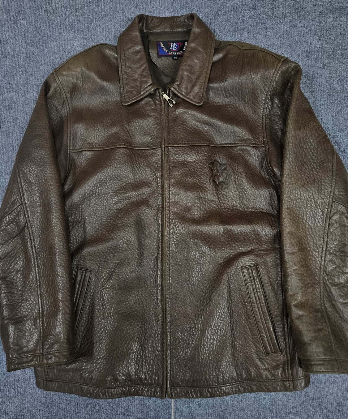 몬테스 레더 90년대 램스킨 양가죽 자켓 급처 상품이미지1