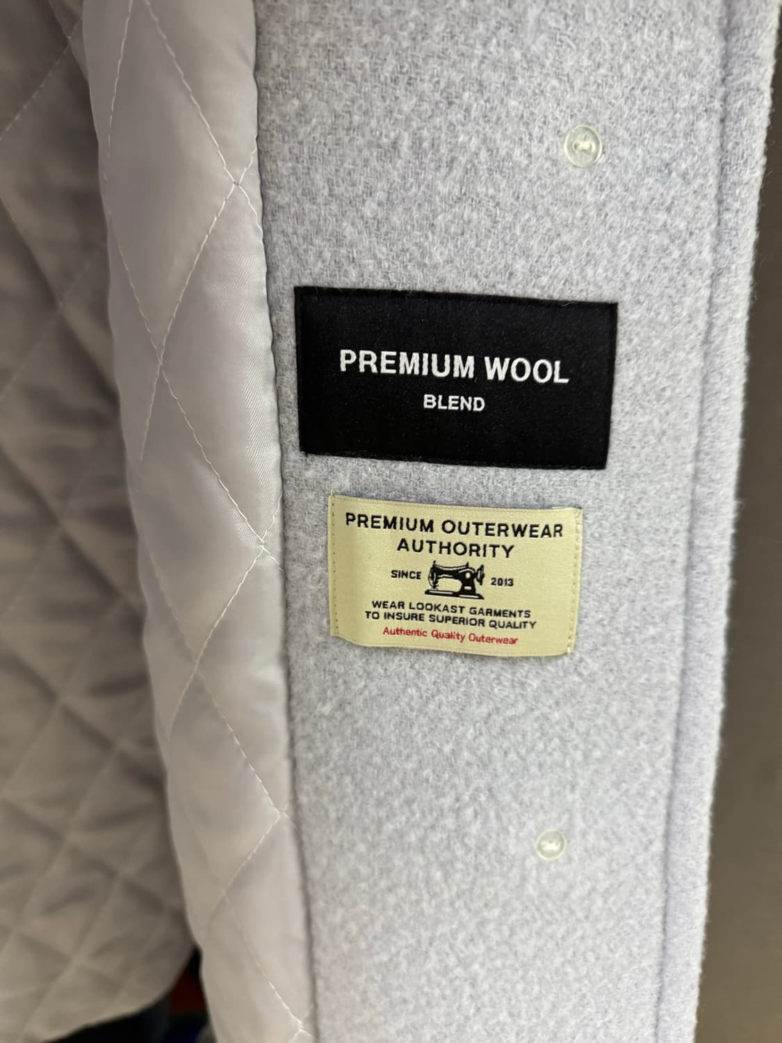 룩캐스트 코트 소라색 상품이미지6