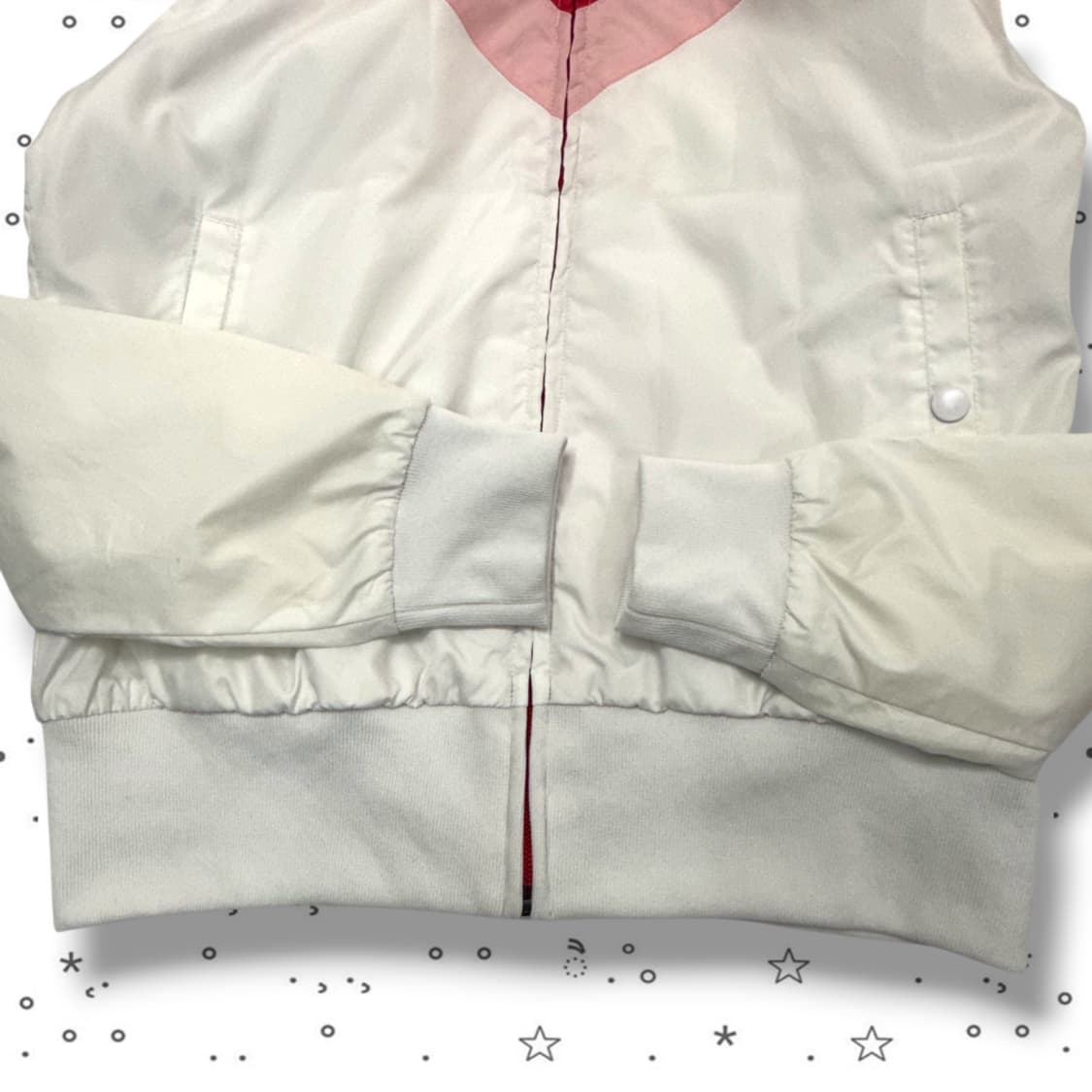 S NIKE 나이키 화이트 핑크 바람막이 상품이미지3