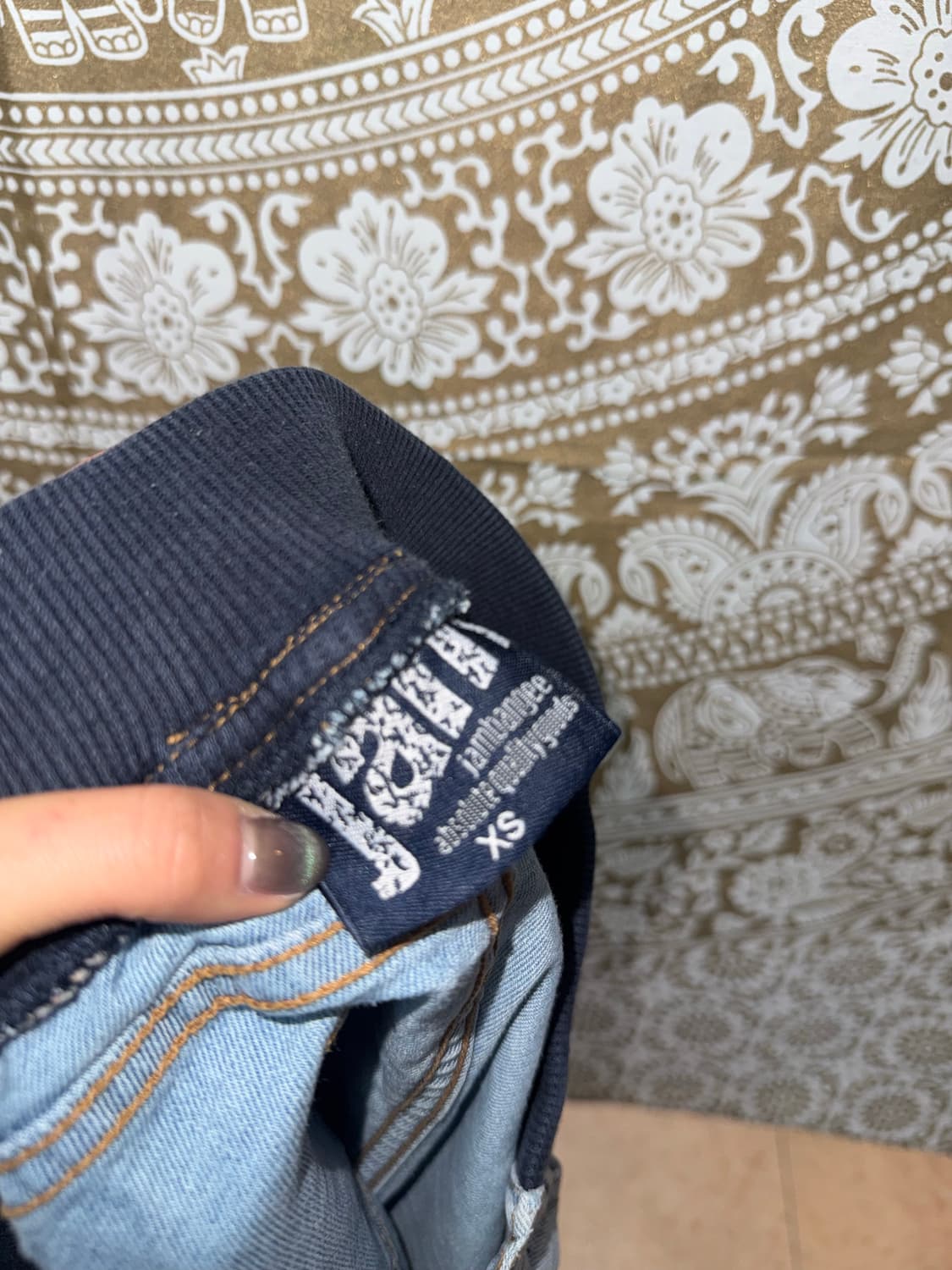 빈티지 여성 사이드라인 연청 데님스커트 상품이미지7