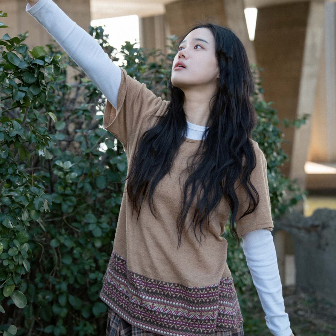 모리 패치워크 하프 티셔츠 상품이미지9