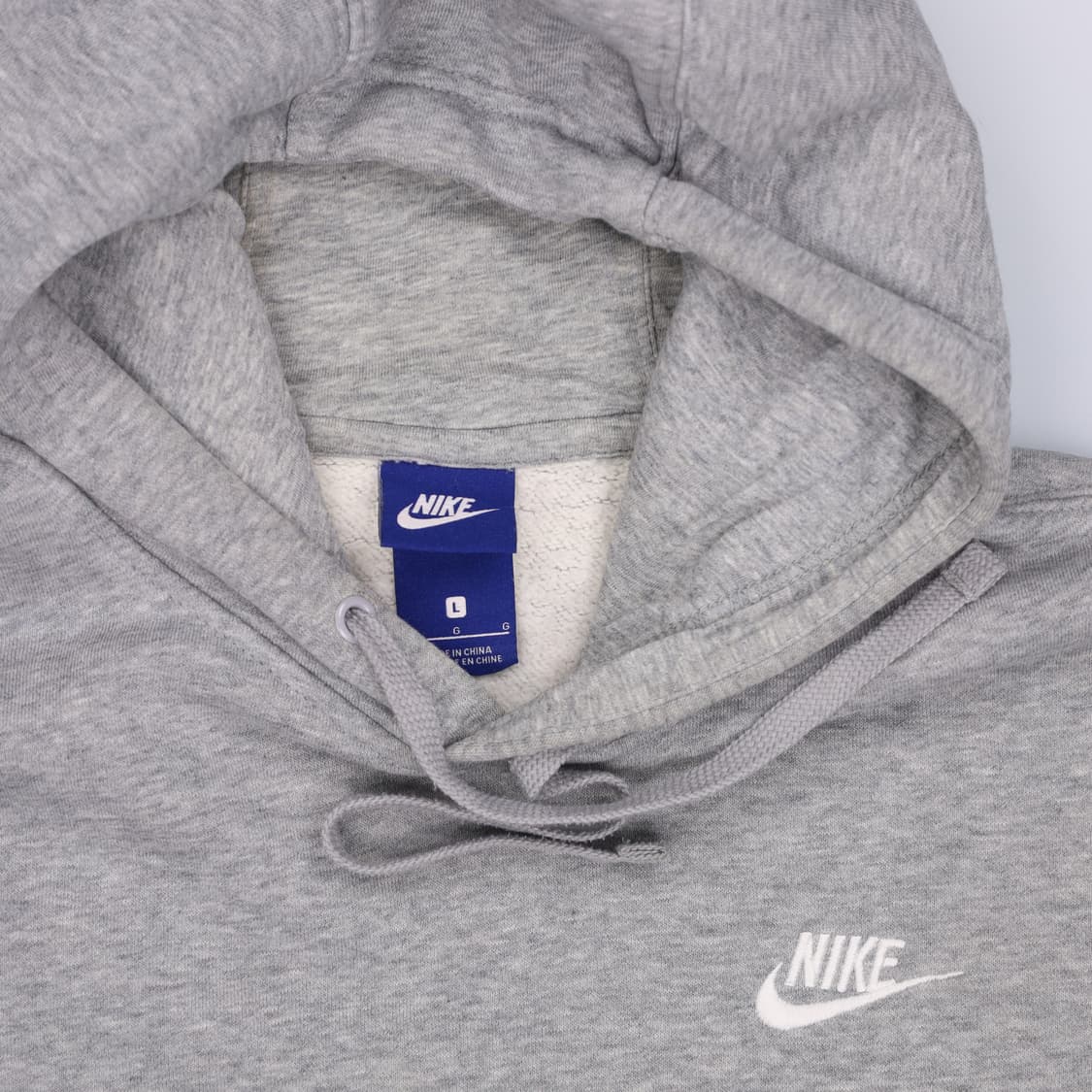 L 나이키 스몰로고 기모 후드티 0303H1 상품이미지3