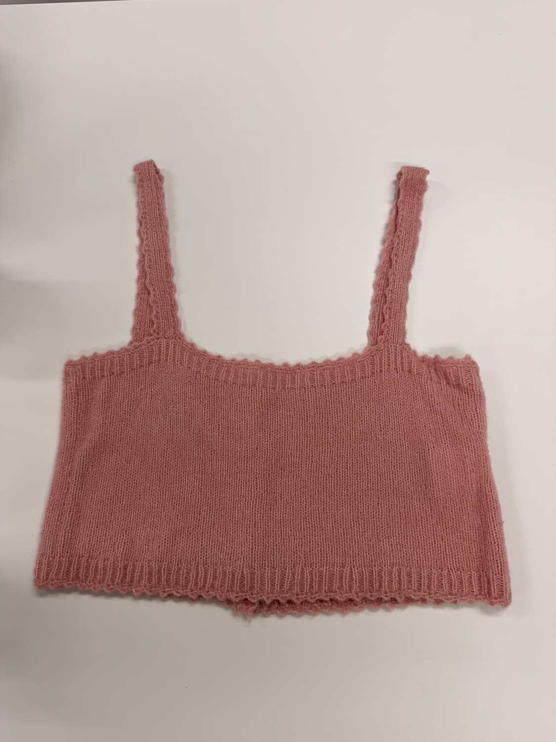 비아플레인 viaplain 핑크 니트 뷔스티에 (새제품) 상품이미지2