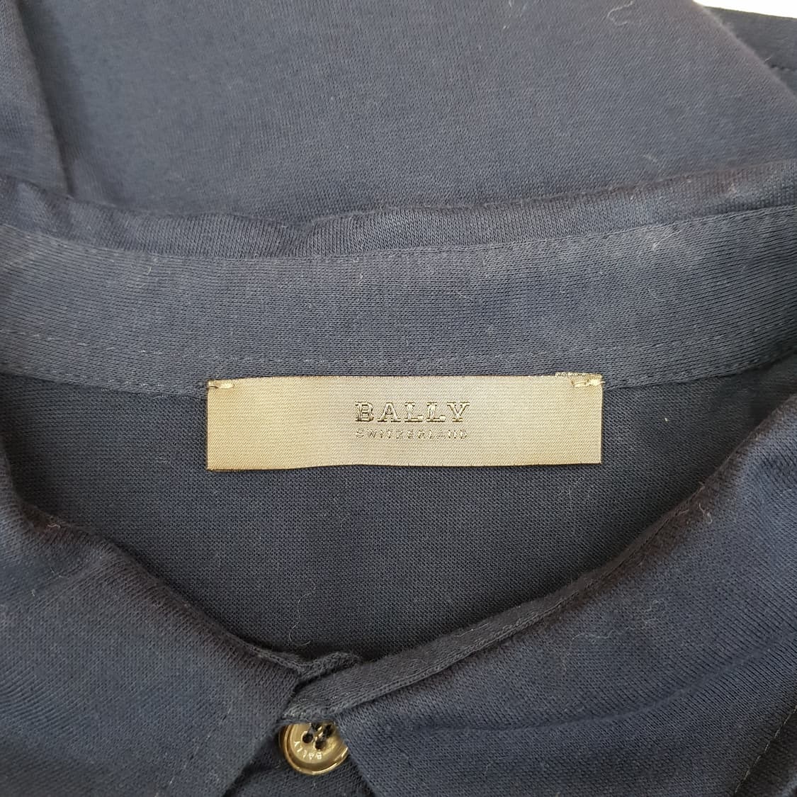 발리(BALLY) 스트라이프 코튼 PK 반팔 카라티 XL사이즈 상품이미지3