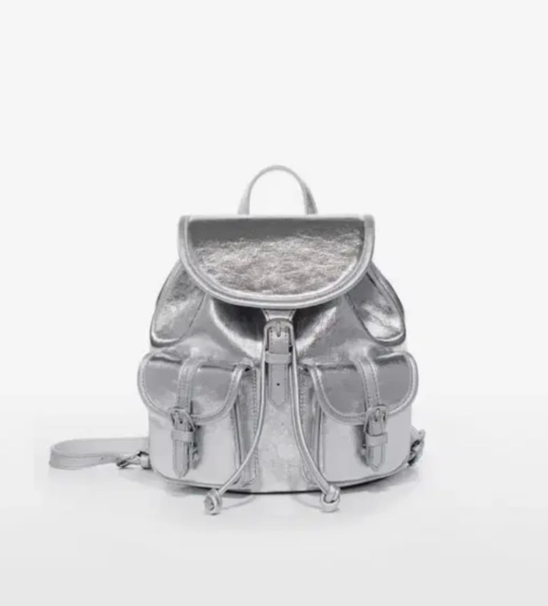 새상품) 아오하 키핀 실버 미니 백팩 상품이미지1