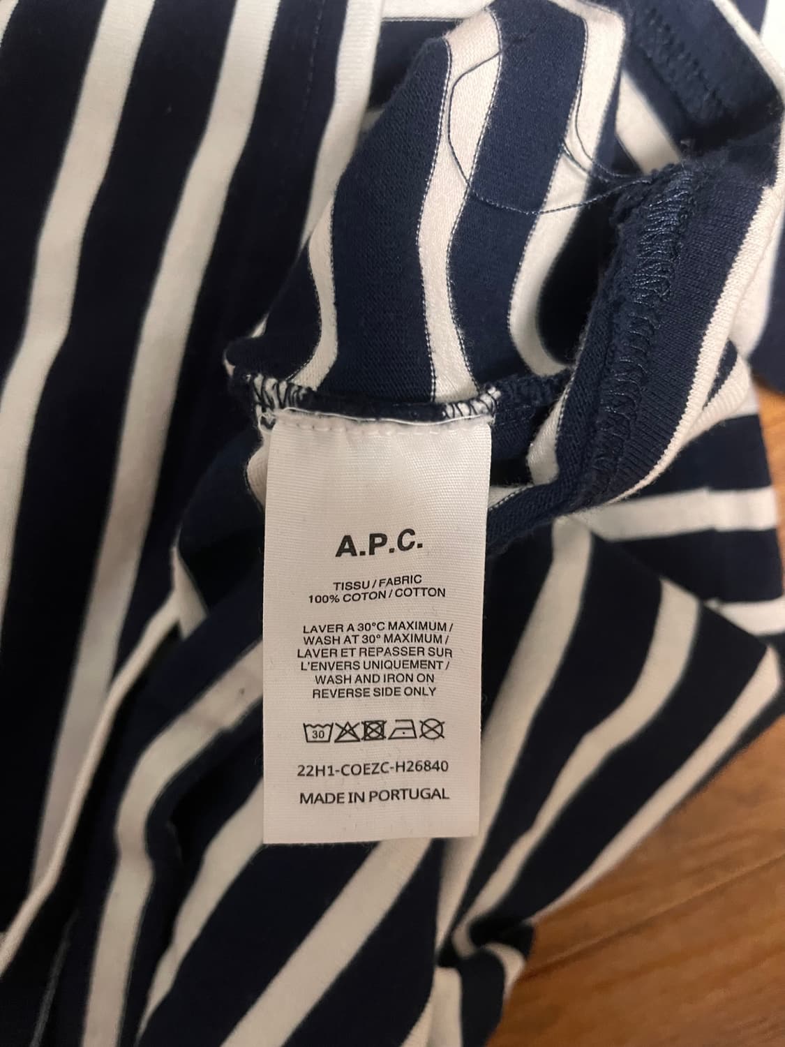 A.P.C. 아페쎄 스트라이프 반팔L 상품이미지3