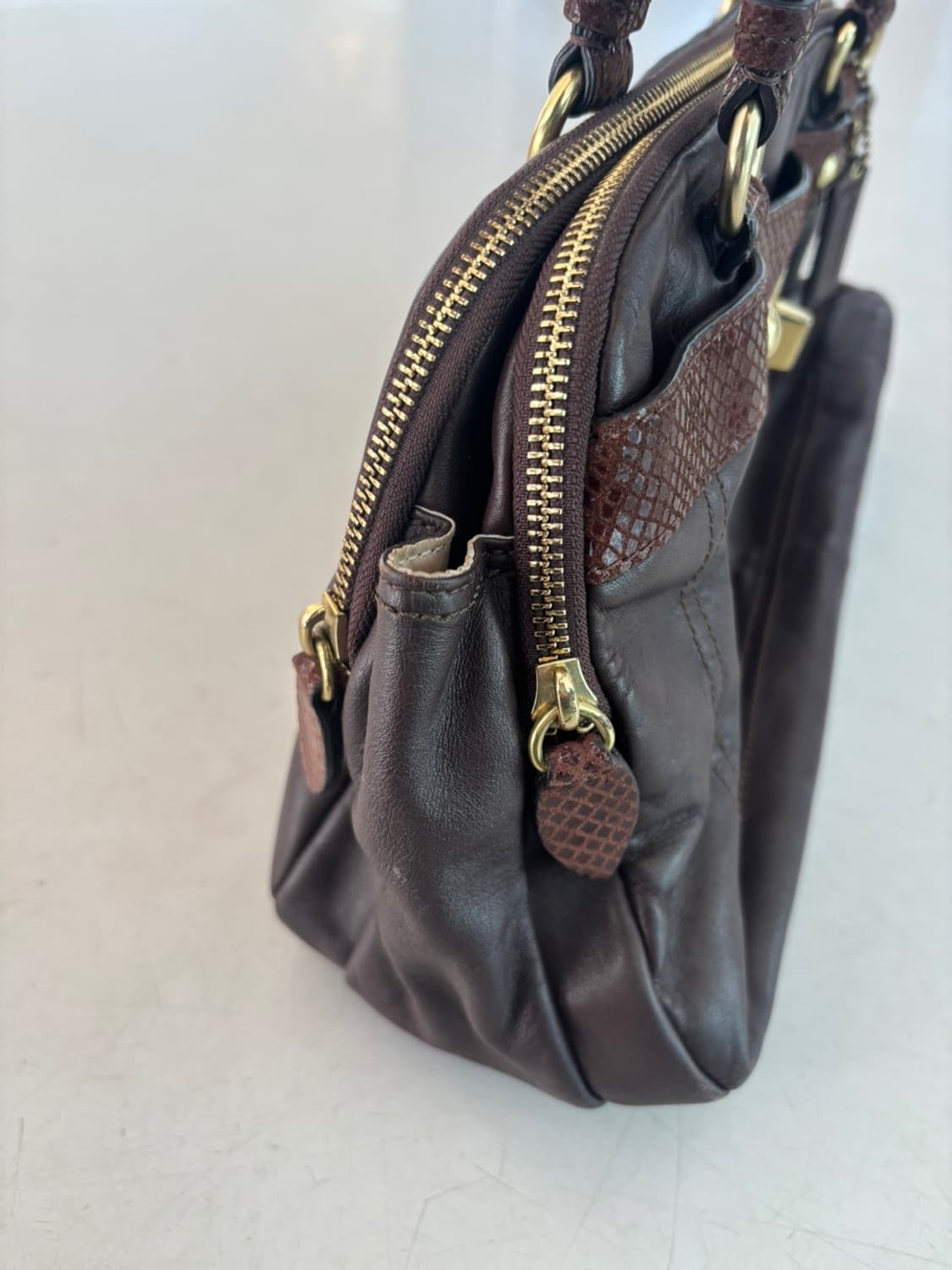 Old Coach Leather Bag 상품이미지5