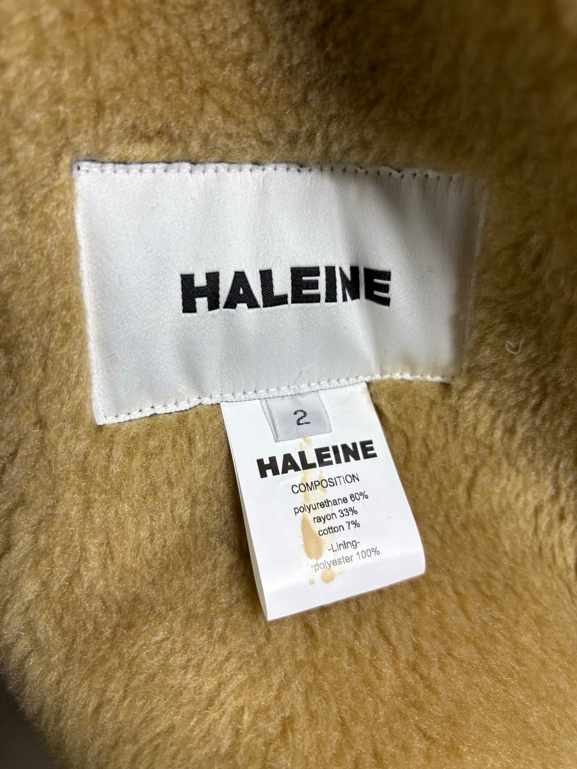 알렌느 시어링 자켓 무스탕 상품이미지5